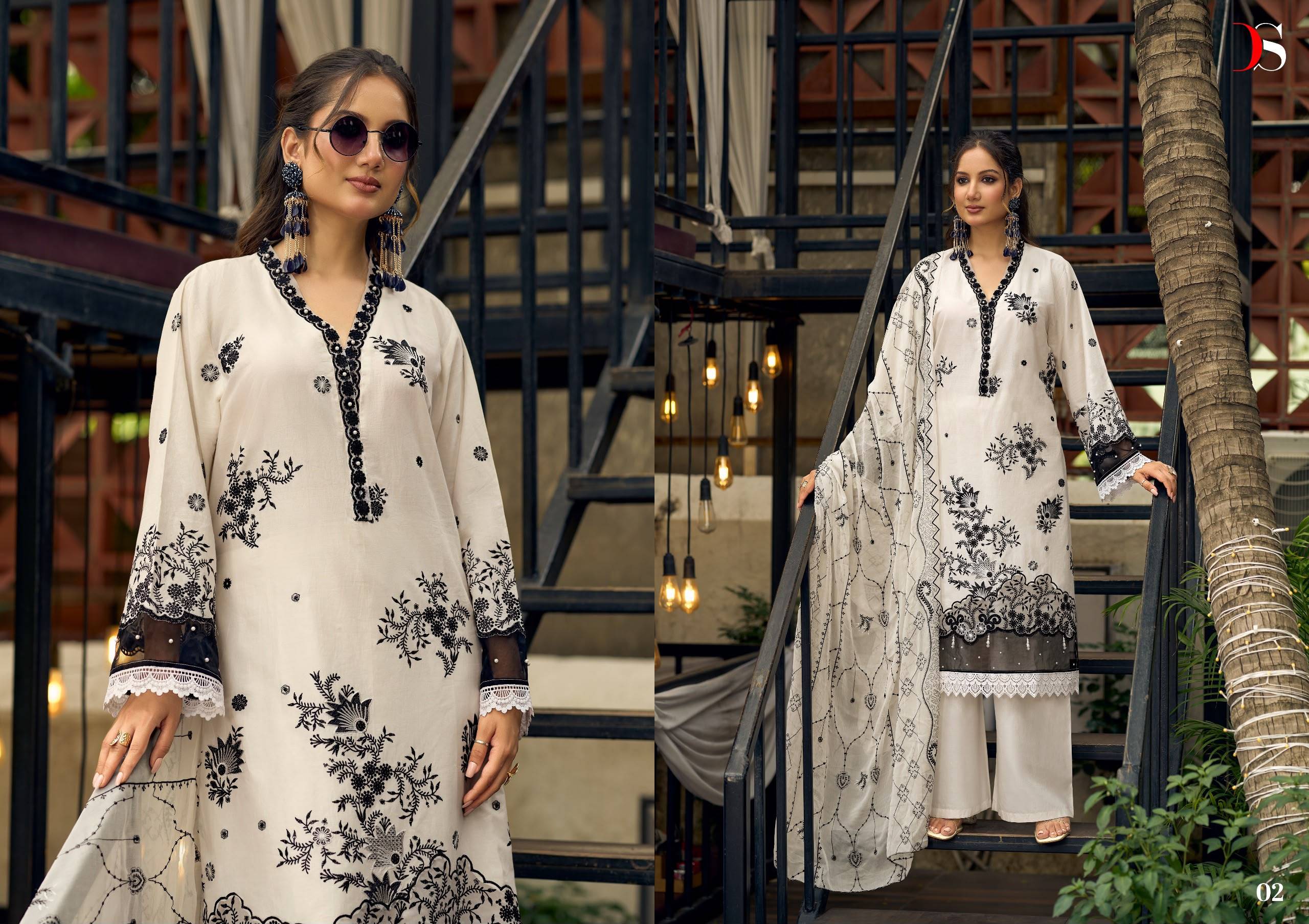 ELAF BY DEEPSY SUITS 01 To 06 Series Indian Traditional casual wear Pakistani pure cotton dresses At Wholesale Price